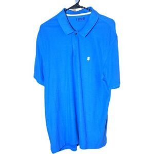 IZOD Men's Blue Advantage Polo Golf Shirt Size XL EUC 0723